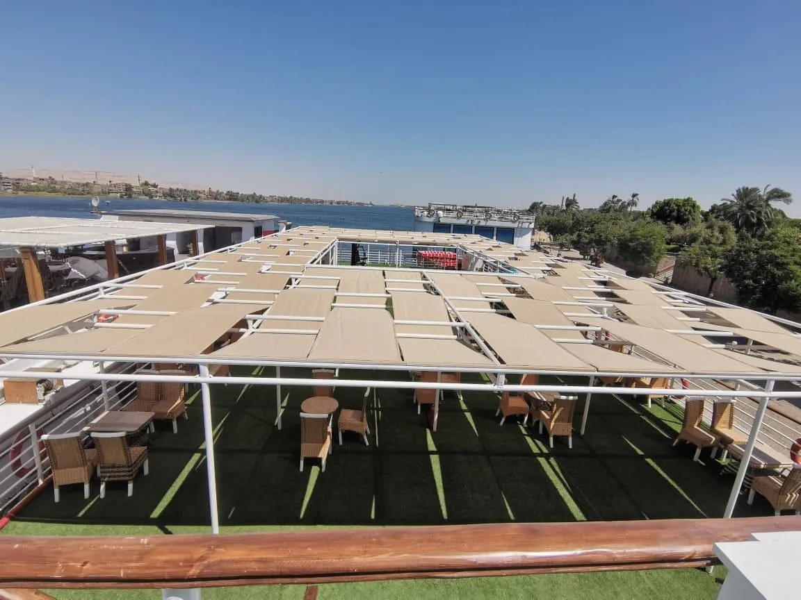 Sun deck of the SUNRISE Nile Saray Nile Cruise Nile cruise
